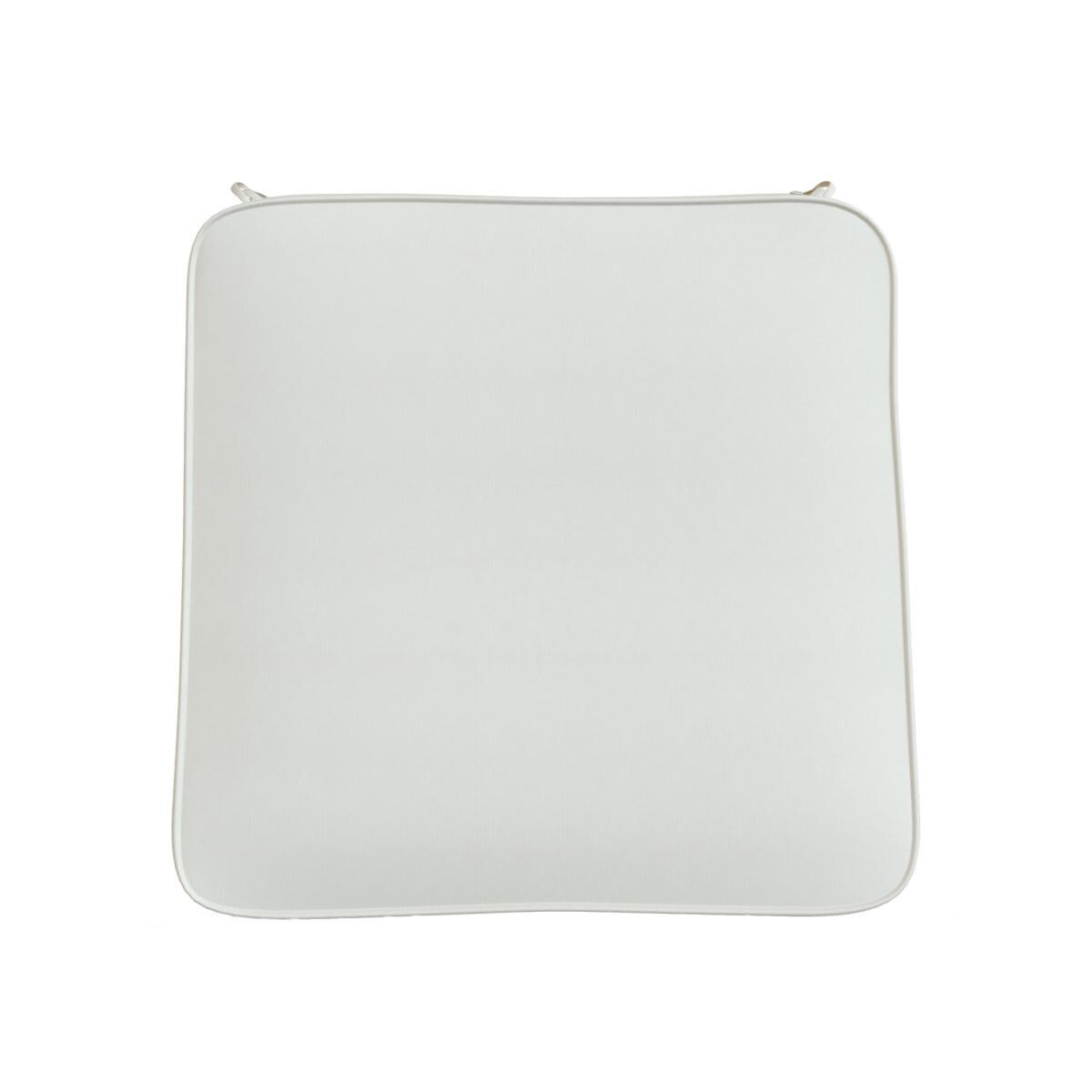 Sunbrella Canvas Natural One Seater Cushion By Royal Teak Collection - Top View thumbnail