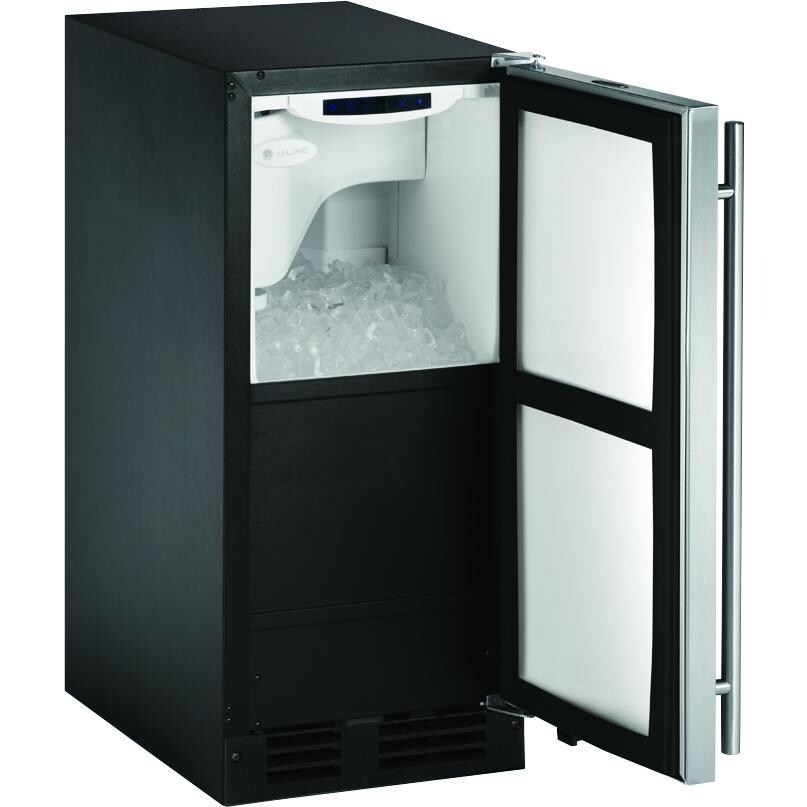 U-Line 60 Lb. Right Hinge Ice Maker With Gravity Drain - CLR2160S - Open View thumbnail