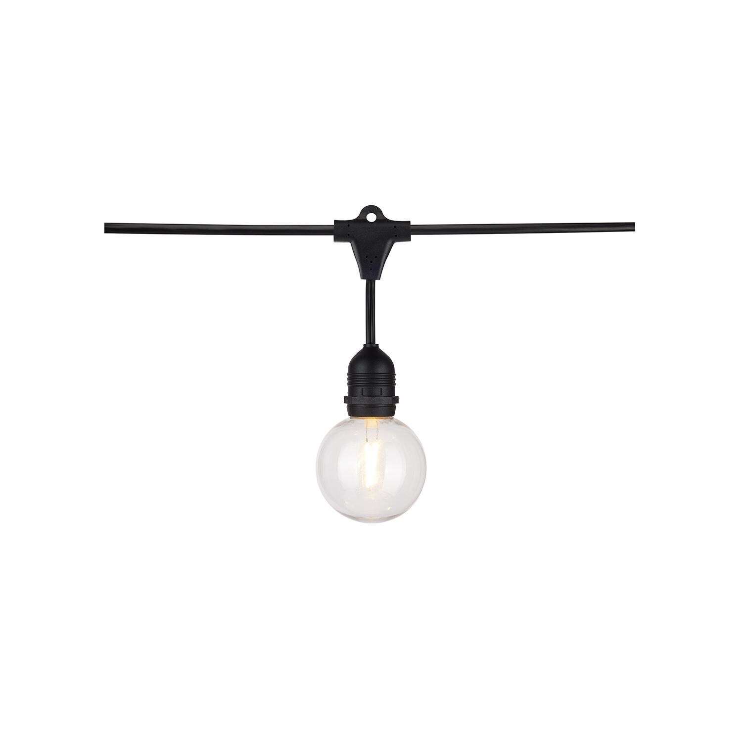 Satco S8034 LED 24 Foot 12 Globe Bulb String Lights - Individual Bulb - On thumbnail