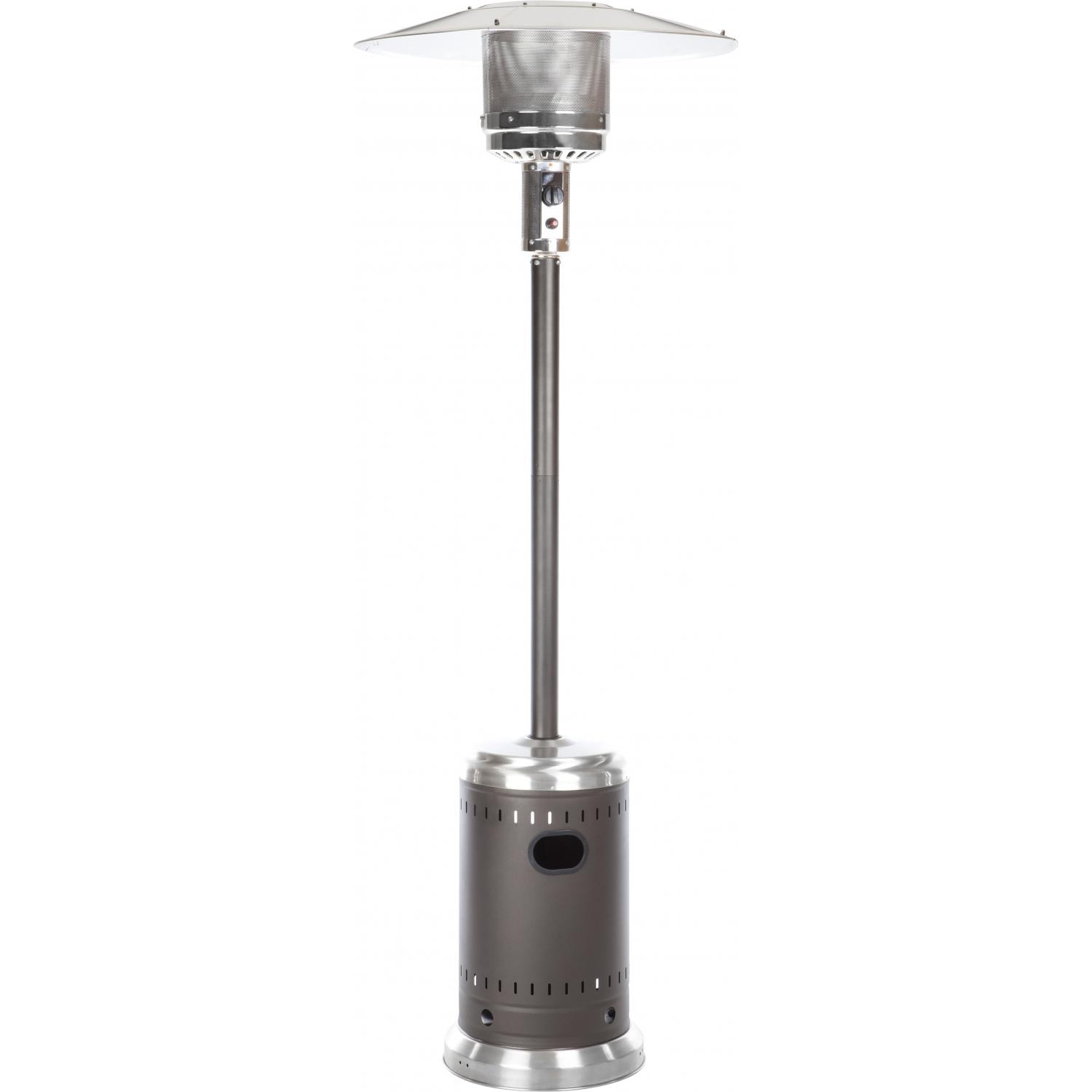 Freestanding Patio Heaters Electric Gas Ultimate Fire Sense Commercial Propane Patio Heater Stainless