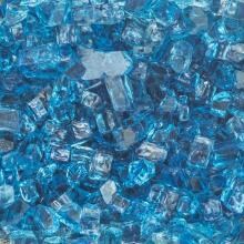 Lakeview Outdoor Designs 1/2-Inch Sky Blue Fire Glass - 70 Pounds image