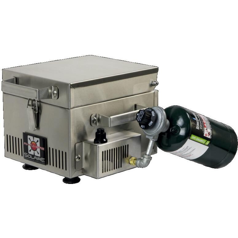 Solaire Mini Anywhere Personal Infrared Grill With Propane Bottle thumbnail