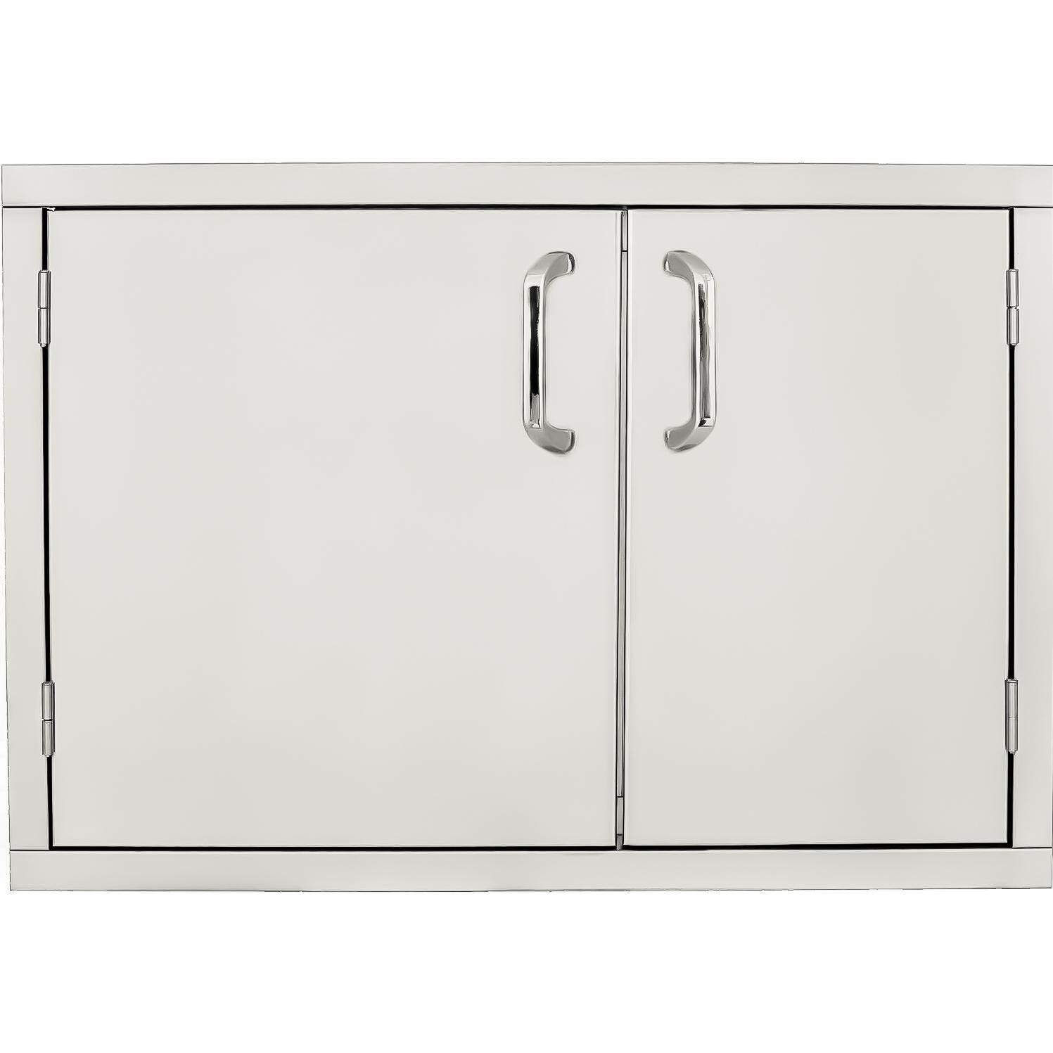 BBQGuys Signature Series 30 X 31-Inch Stainless Steel Enclosed Water Resistant Cabinet Storage - DISCONTINUED