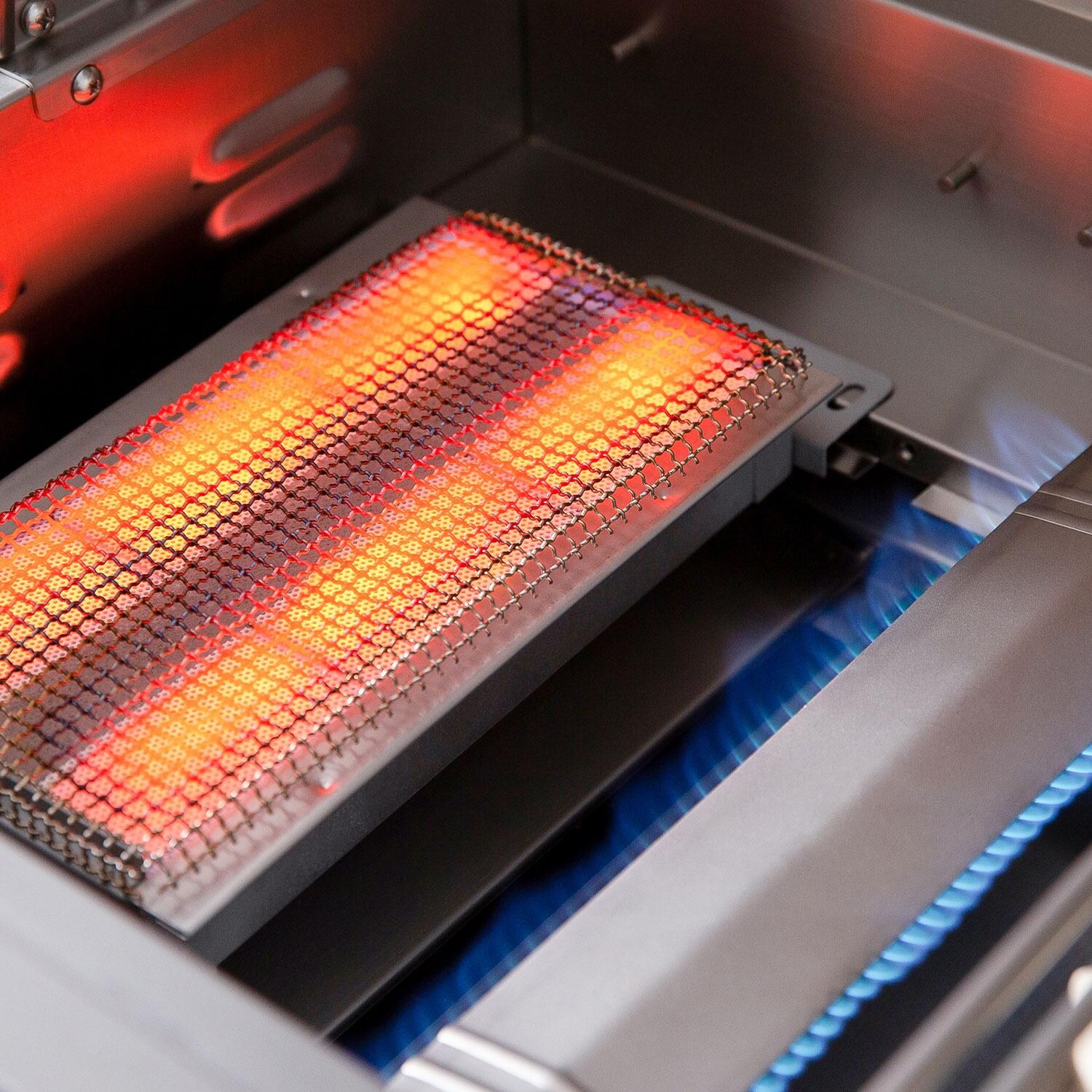 Summerset SZRPRO40 Sizzler Pro 40-in 5 Burner Built-In Natural Gas Grill w/ Rear Infrared Burner - Infrared Rear Burner - Detail thumbnail