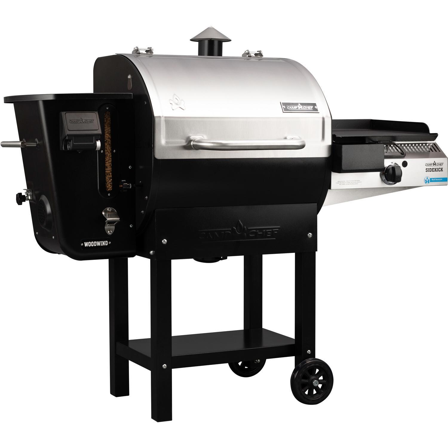 Camp Chef Woodwind CL 24-Inch Pellet Grill With Propane Sidekick Burner - PG24CL