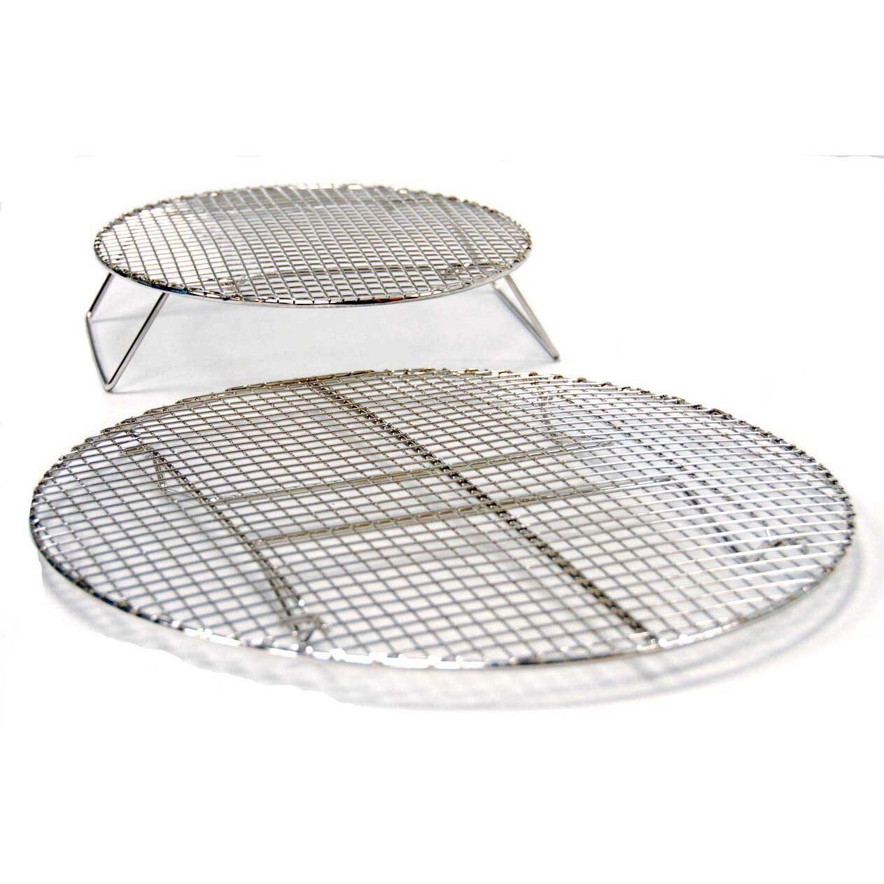 Evo Circular Stainless Roasting & Baking Racks Set Of 2 Sizes 12