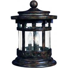 Maxim Santa Barbara DC Three Light 12-Inch Outdoor Deck Lantern - Sienna - 3132CDSE image
