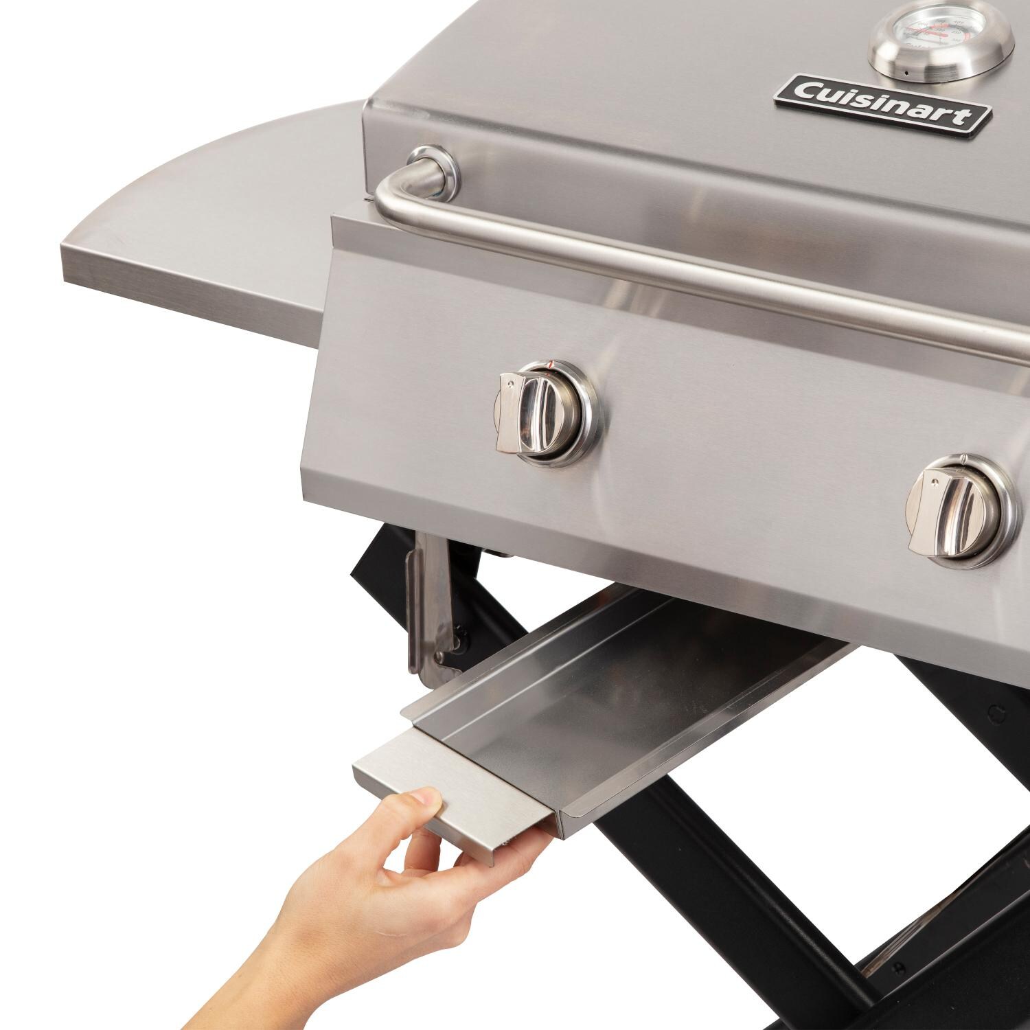 Cuisinart CGG-340 Chef's Style Roll-Away Gas Grill - Grease Tray thumbnail