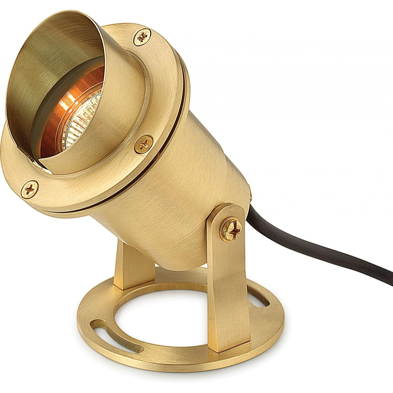 Hinkley Lighting Accent 1539BS 50W One Light Outdoor Spot Light - Brass thumbnail