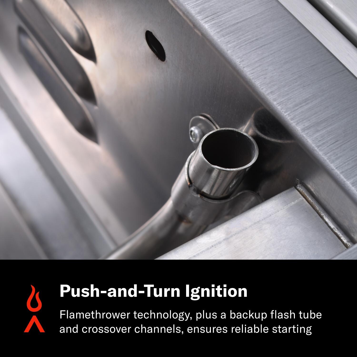Blaze BLZ-5LTE3-LP Built-In Propane Grill - Push & Turn Ignition - Detail thumbnail