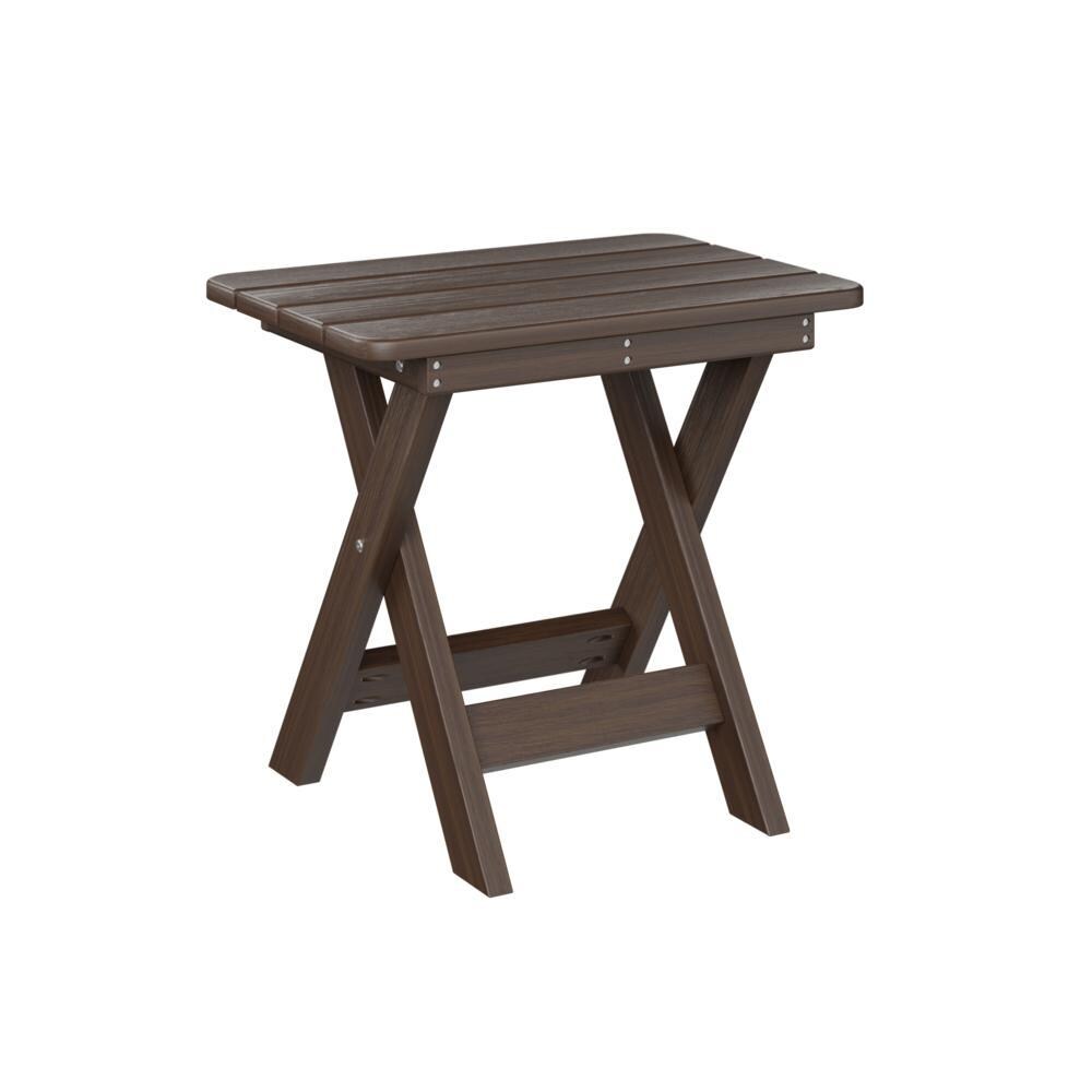 Berlin Gardens Folding End Table - Brazilian Walnut thumbnail