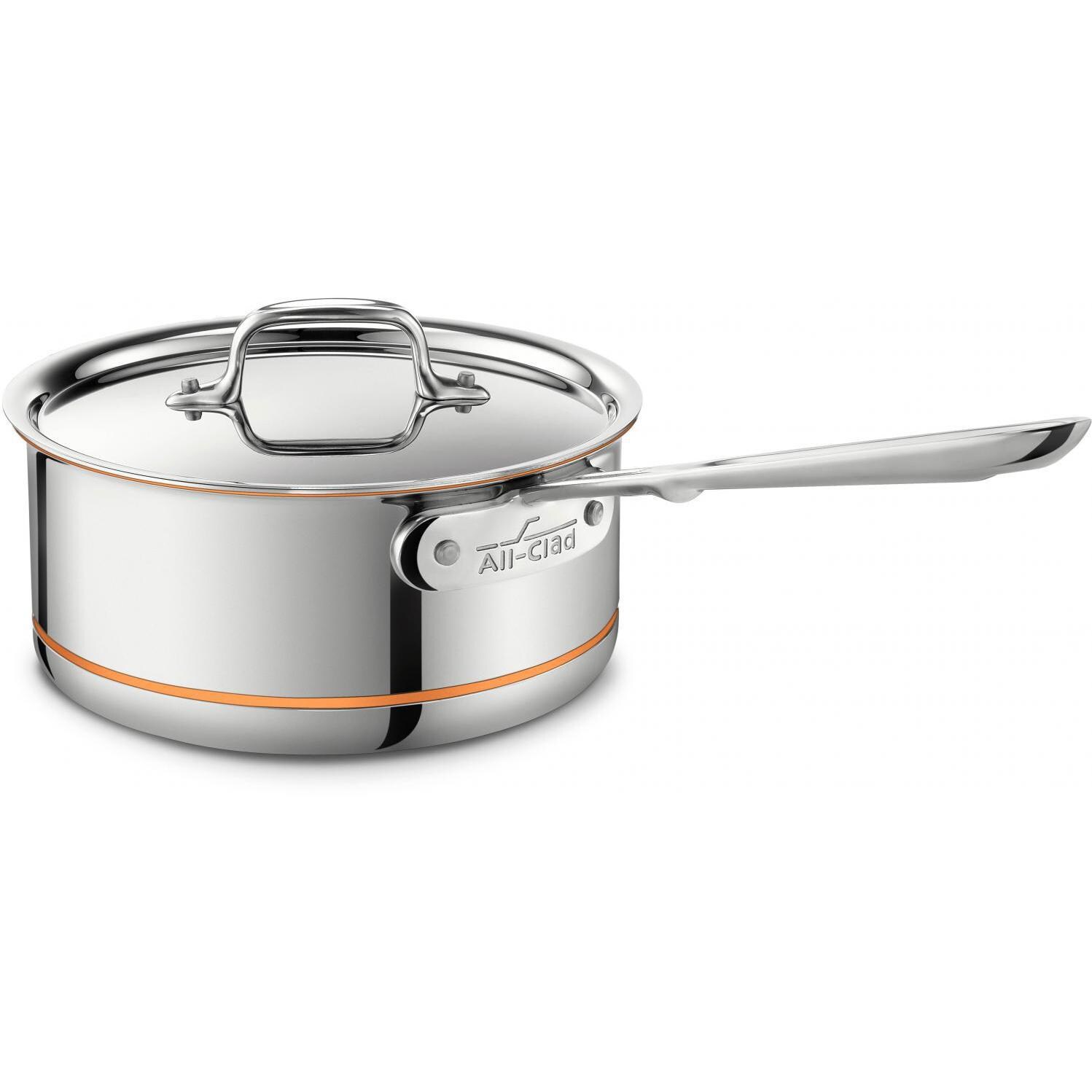 All-Clad Copper-Core 2-Quart Sauce Pan With Lid