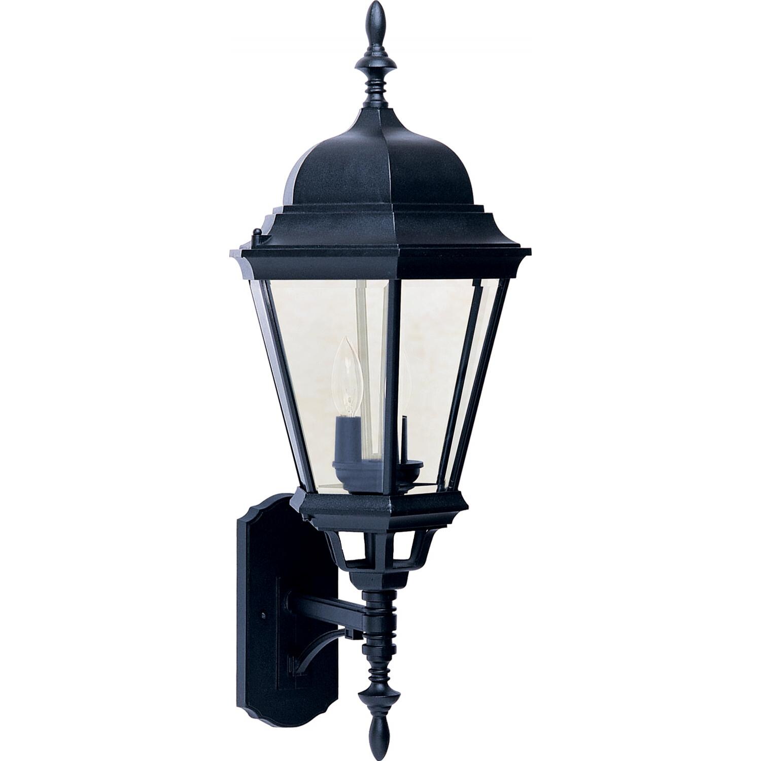 Maxim Westlake 1006BK 60W 28-Inch Three Light Outdoor Wall Light - Black thumbnail