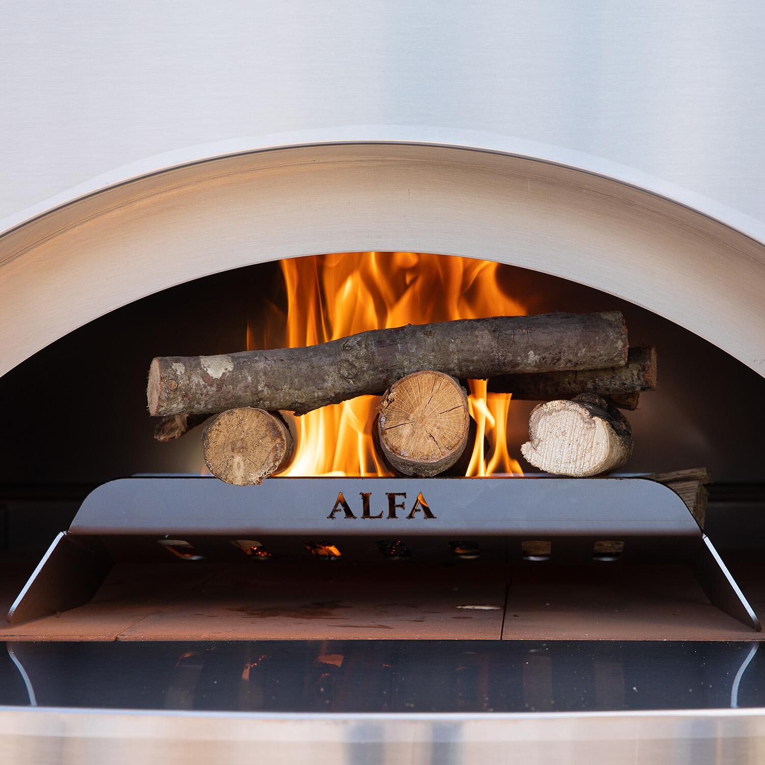 Alfa ACKIT-HYB/H10 Hybrid Kit for Medium Pizza Oven - Fire - Lifestyle thumbnail