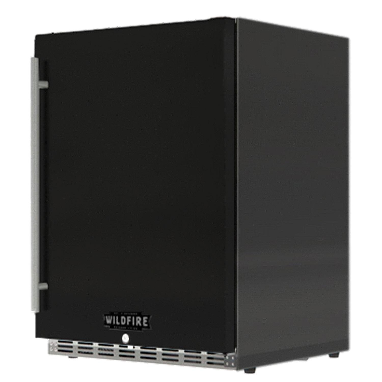 Wildfire 24 Inch Black SS Refrigerator Sleeve - Display - White Background thumbnail
