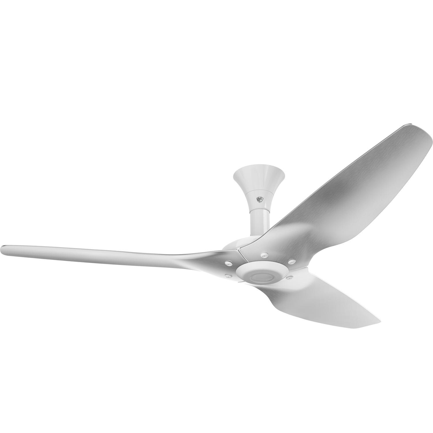 Big Ass Fans 60-Inch Haiku Ceiling Fan Low Profile Mount in White/Brushed Aluminum - MK-HK4-052500A259F531G10