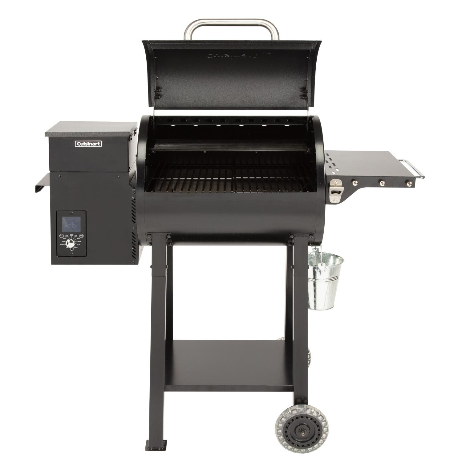 Cuisinart CPG-465 45-Inch Wood Pellet Grill & Smoker - Open Hood thumbnail