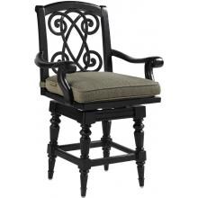 Kingstown Sedona Cast Aluminum Patio Counter Height Bar Stool W/ Sunbrella Fabric By Tommy Bahama image
