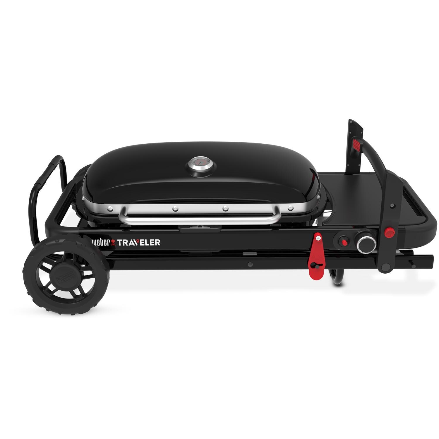 Weber Traveler Propane Gas Grill - Black - 1501740 - Folded - White Background thumbnail