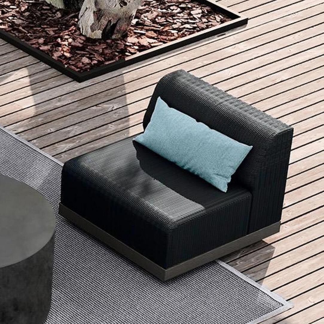 Grande Resin Wicker Club Chair in by Ebel