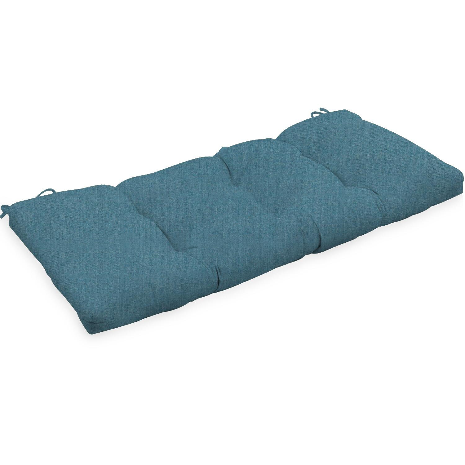 Sunbrella Cast Lagoon Medium Outdoor Replacement Bench Cushion By BBQGuys Signature