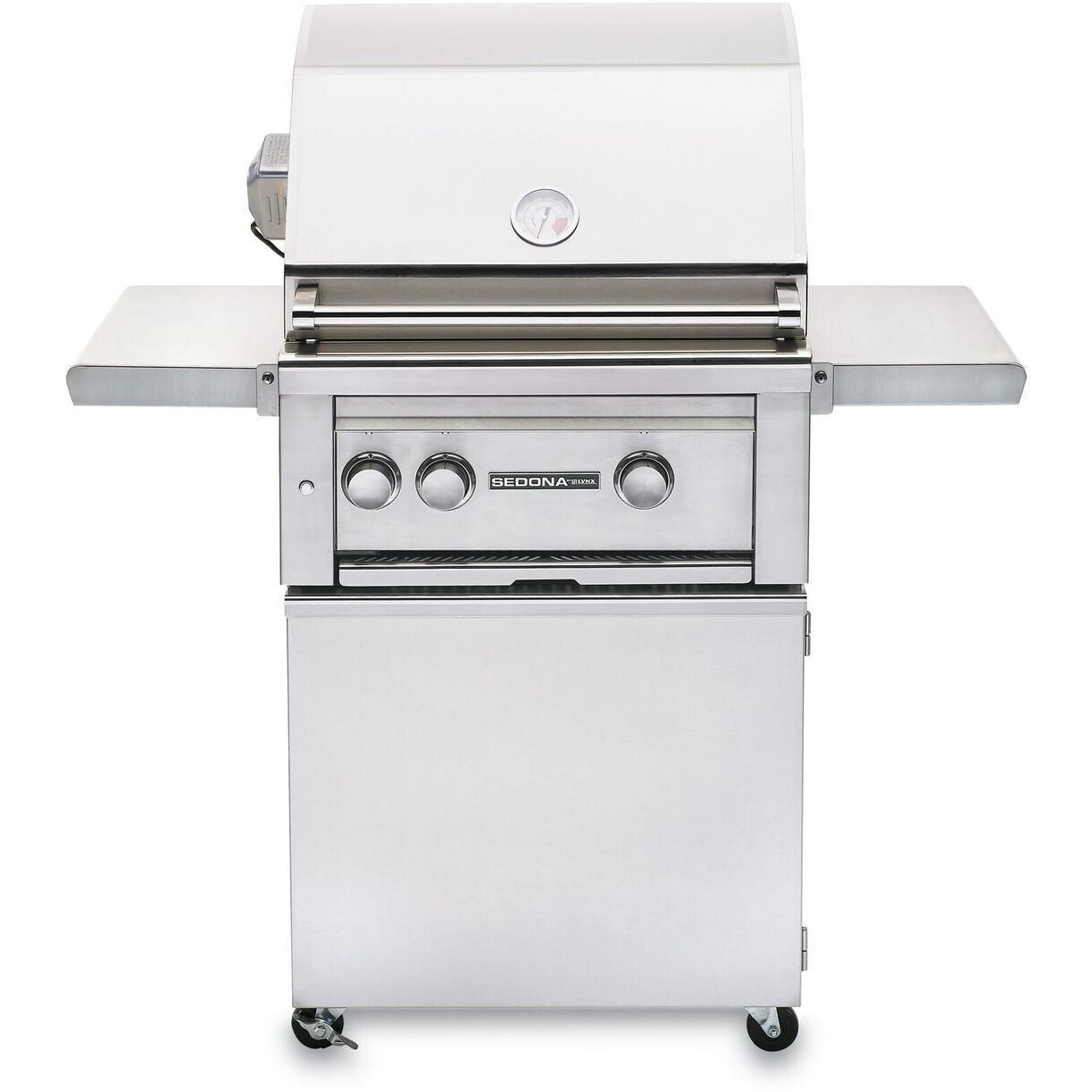 Lynx Sedona Pre-Assembled 24-Inch Freestanding Natural Gas Grill With One Infrared ProSear Burner And Rotisserie - L400PSFR-NG