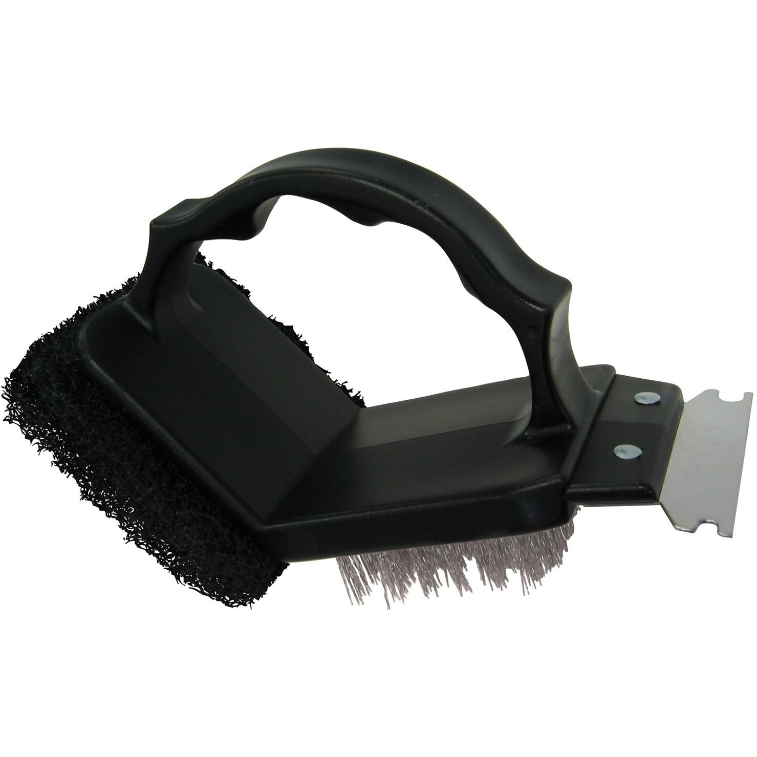 5-Inch 2-Way Grill Brush With Scraper thumbnail