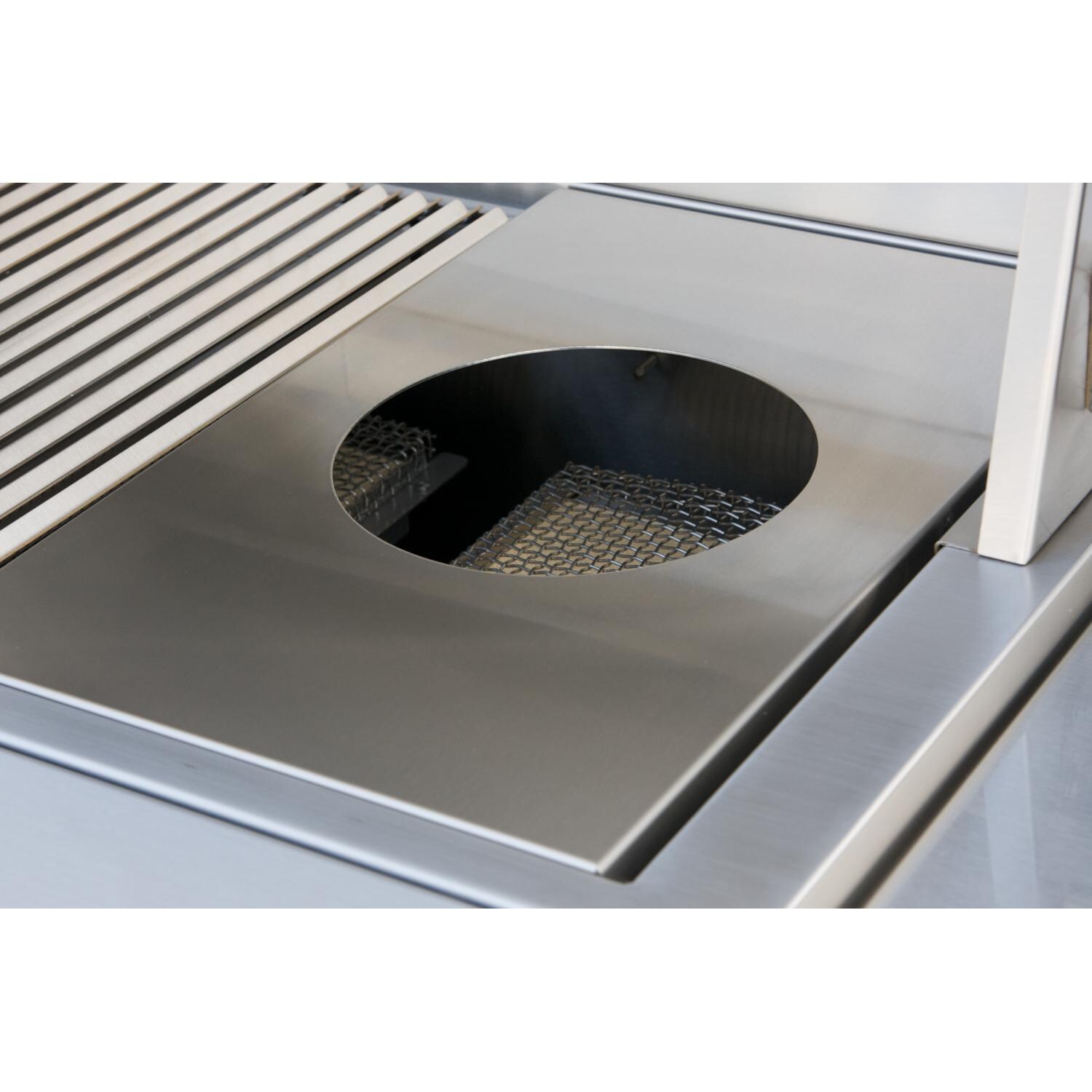 Solaire Stainless Steel Wok Ring on Grill thumbnail