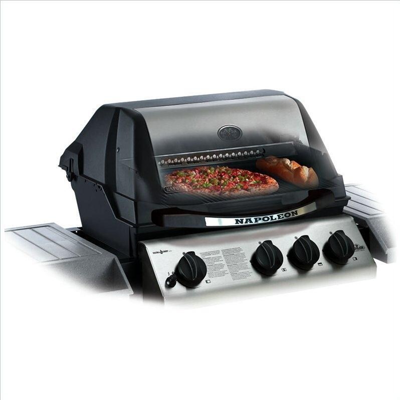 Napoleon Ultra Chef U405 Propane Gas Grill On Cart Interior View thumbnail