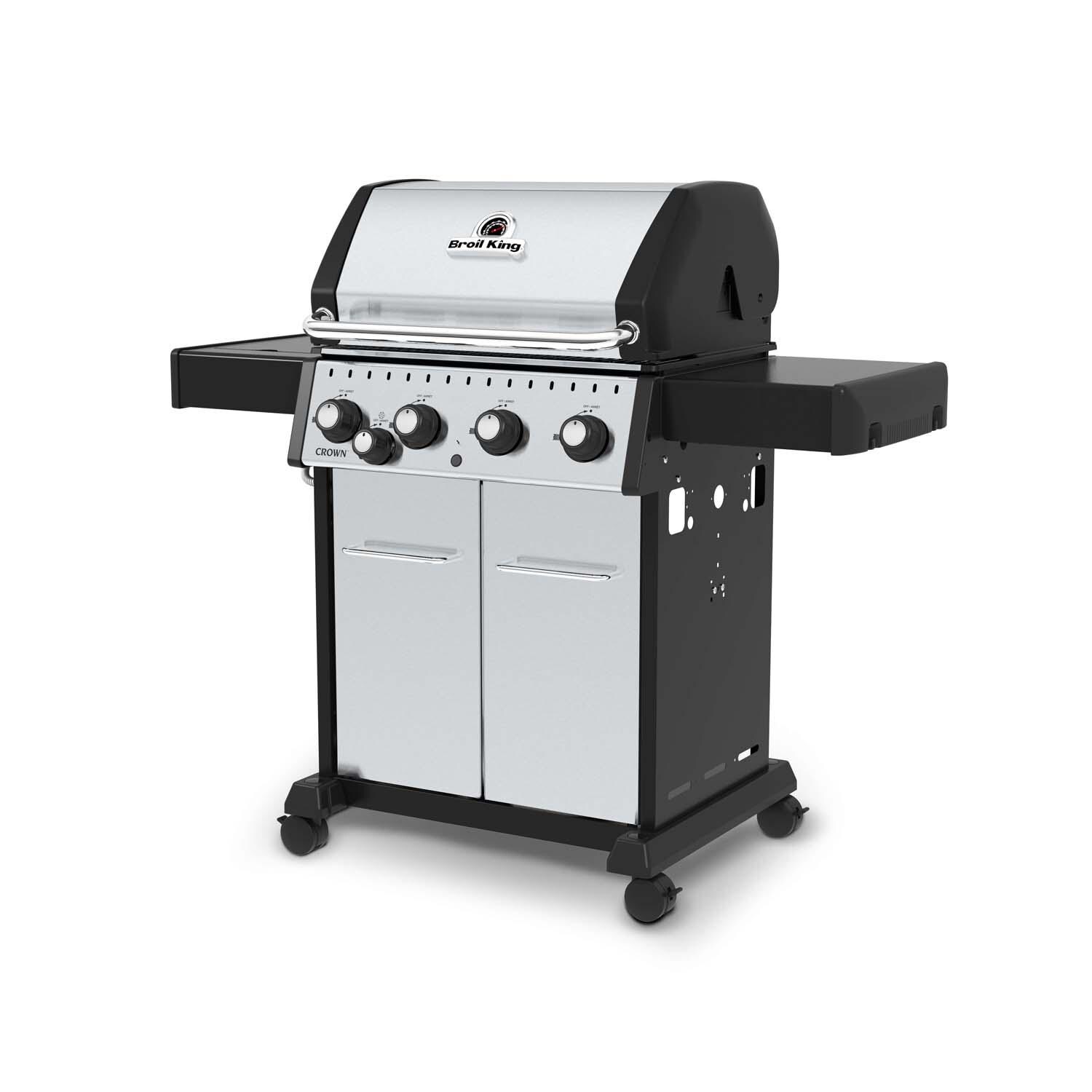 Broil King 865364 24-in Crown Propane Grill - Left Angle - White Background thumbnail