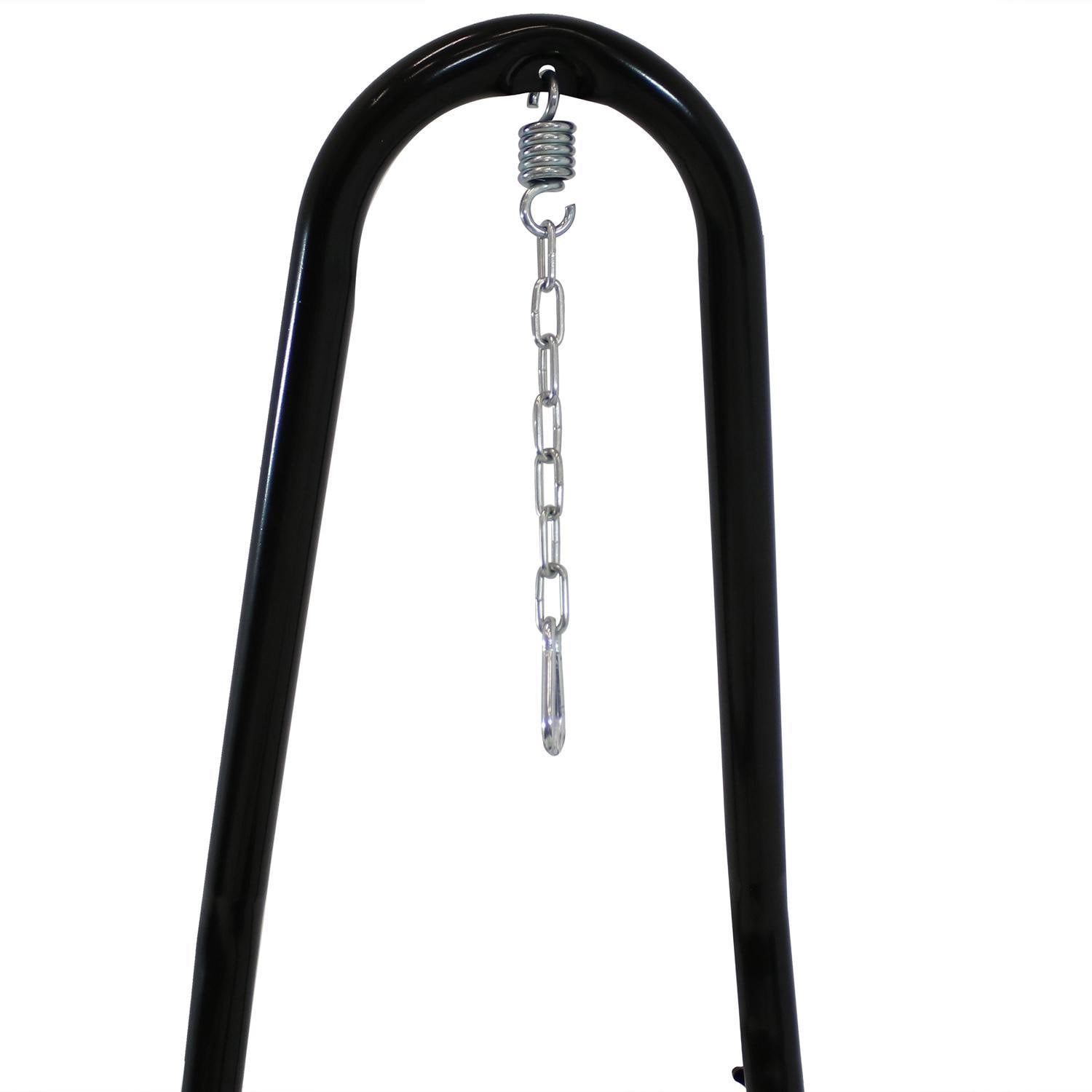 Ultimate Patio Adjustable Hammock Chair Stand - Black - Hanging Hook thumbnail