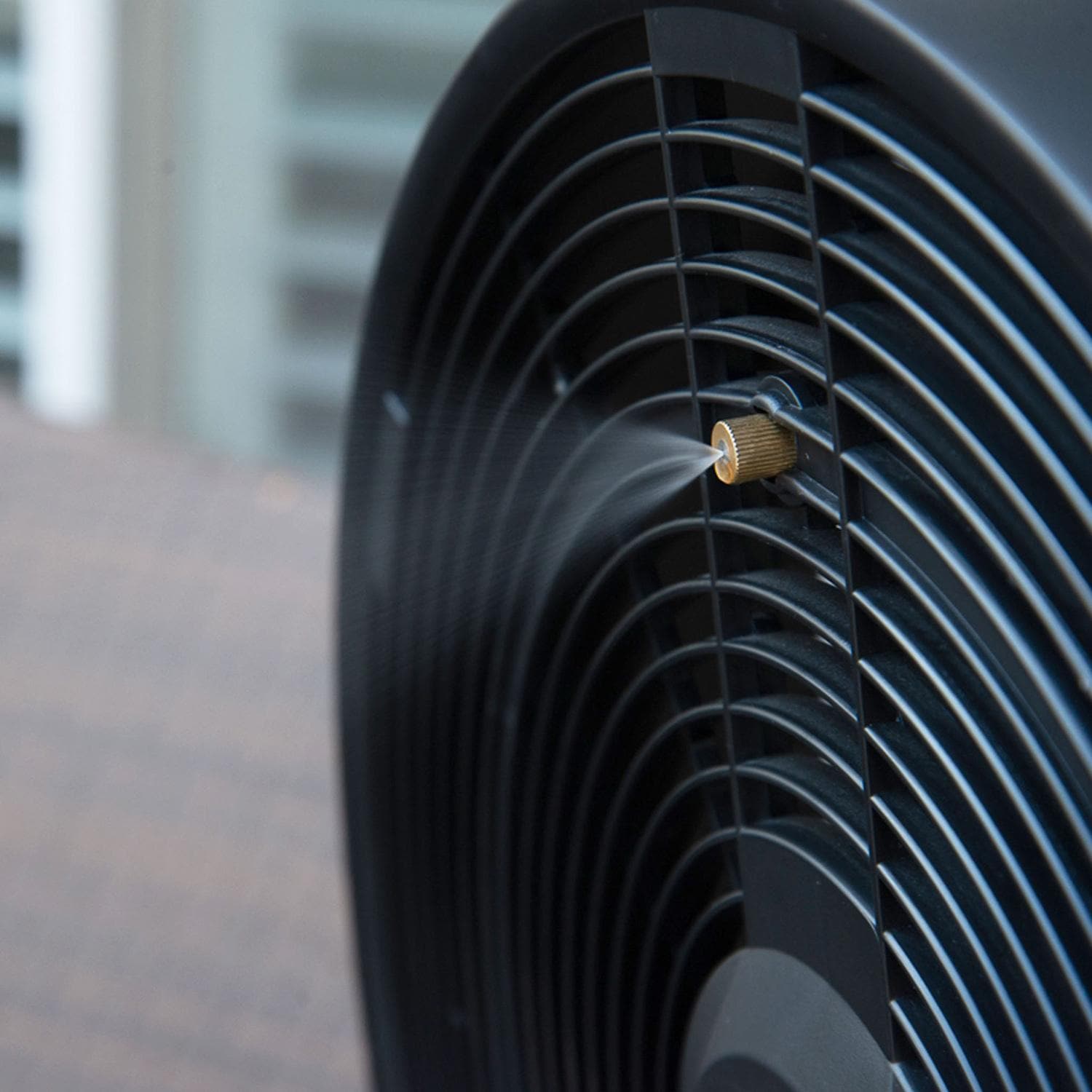 NewAir FMF2K5BK00 18-in Misting & Oscillating Pedestal Fan for Indoor & Outdoor w/ Adjustable Height & Head Tilt - 1600 CFM - Misting - Detail thumbnail