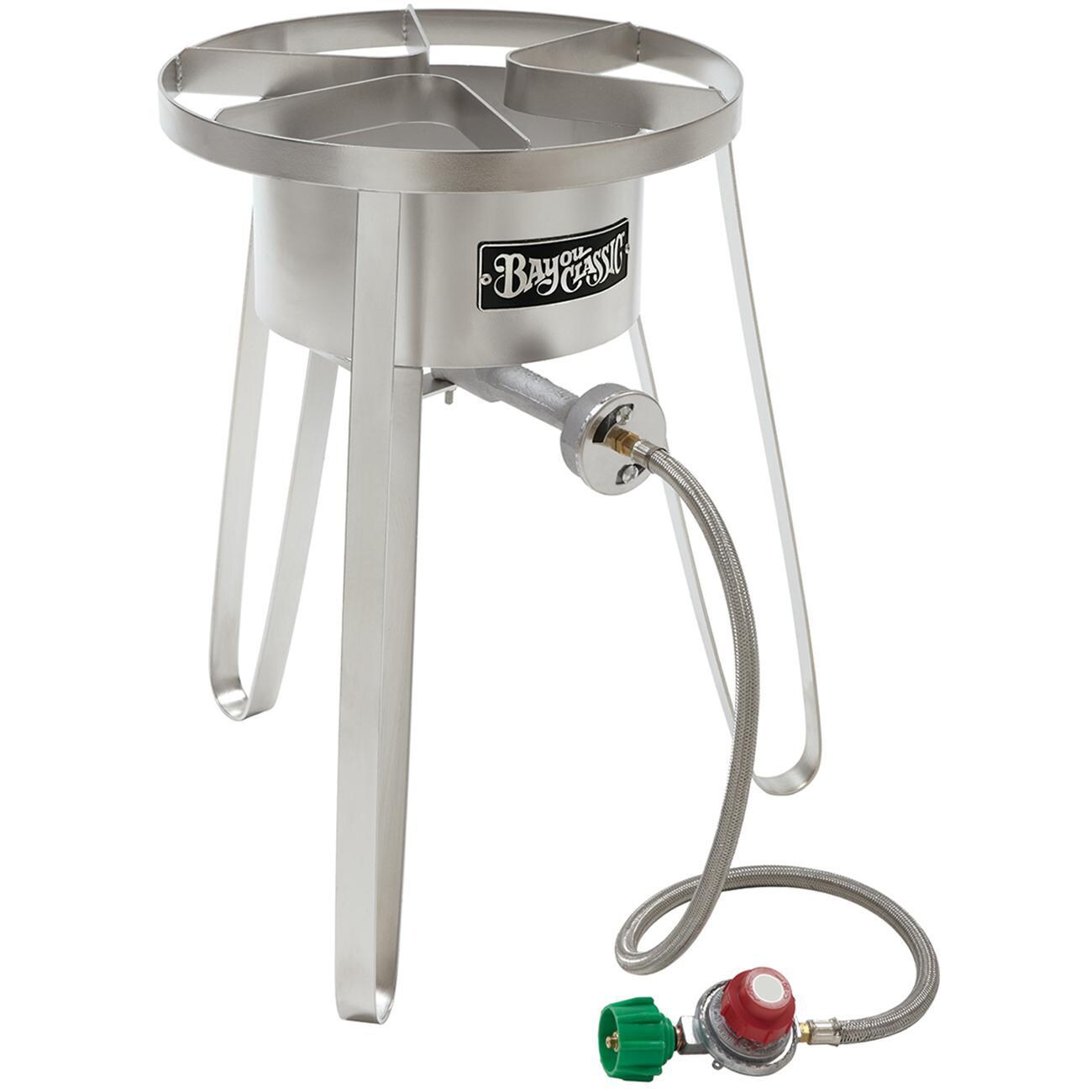 Bayou Classic 14-Inch High Pressure Cooker - Tall - SS50 - Burner with Connections thumbnail