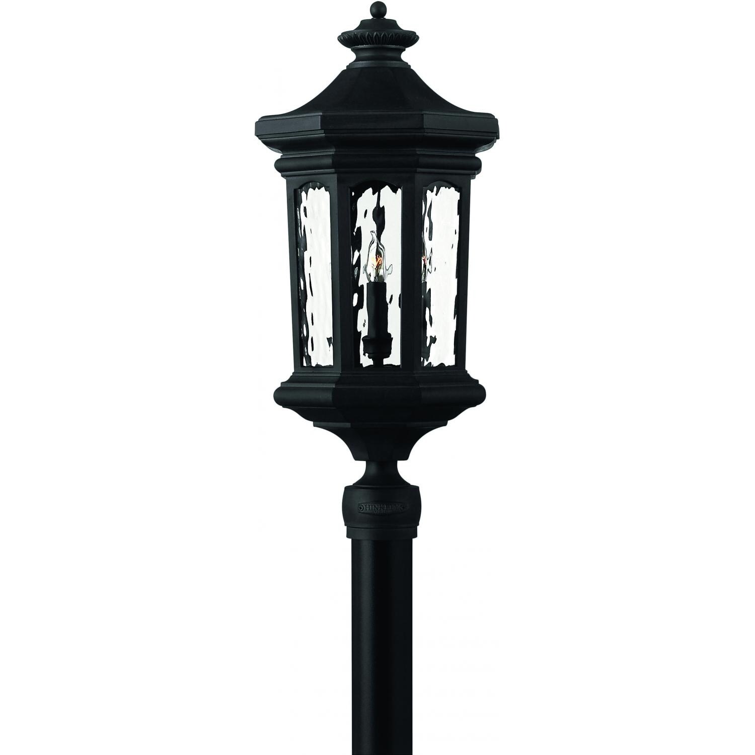 Hinkley Lighting Raley Four Light 26-Inch Outdoor Path Light - Museum Black - 1601MB