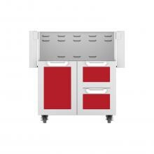 Hestan Double Drawer And Door Tower Cart For 30-Inch Gas Grill - Matador - GCR30-RD image