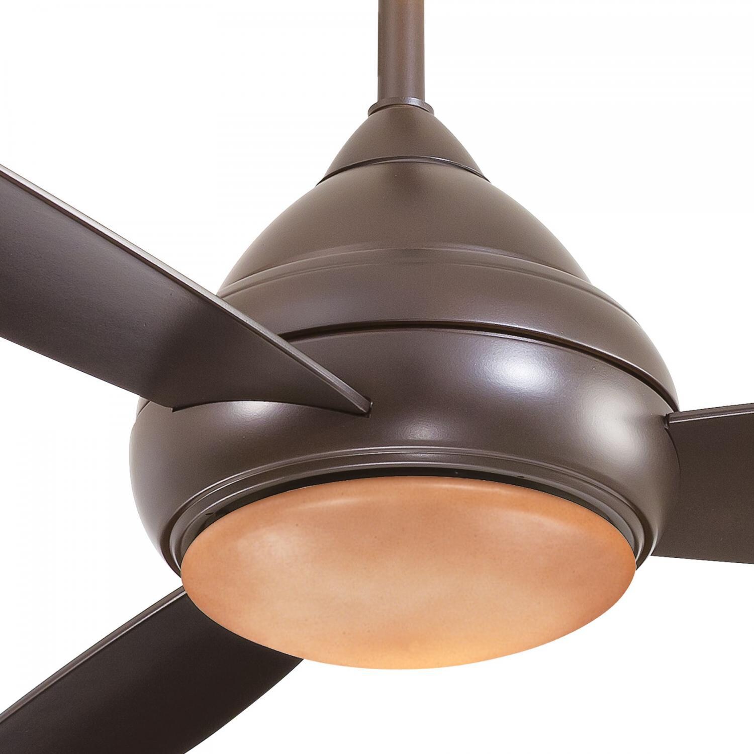 Minka-Aire F477L-ORB Concept I Wet 58-Inch 3-Blade Ceiling Fan in Oil Rubbed Bronze Finish w/ Oil Rubbed Bronze Blades & Pietra Glass - Blade thumbnail