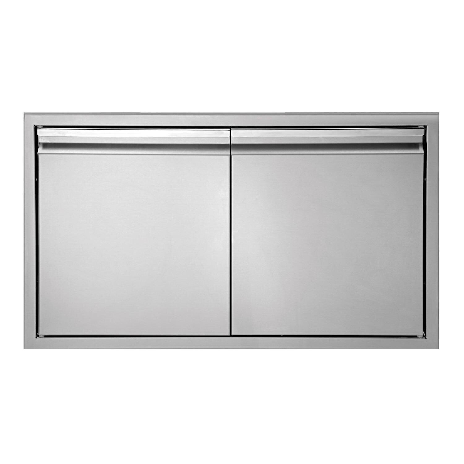 Twin Eagles TEDS36-B 36 X 21-in Low Profile Sealed Stainless Steel Dry Storage Pantry - White Background thumbnail
