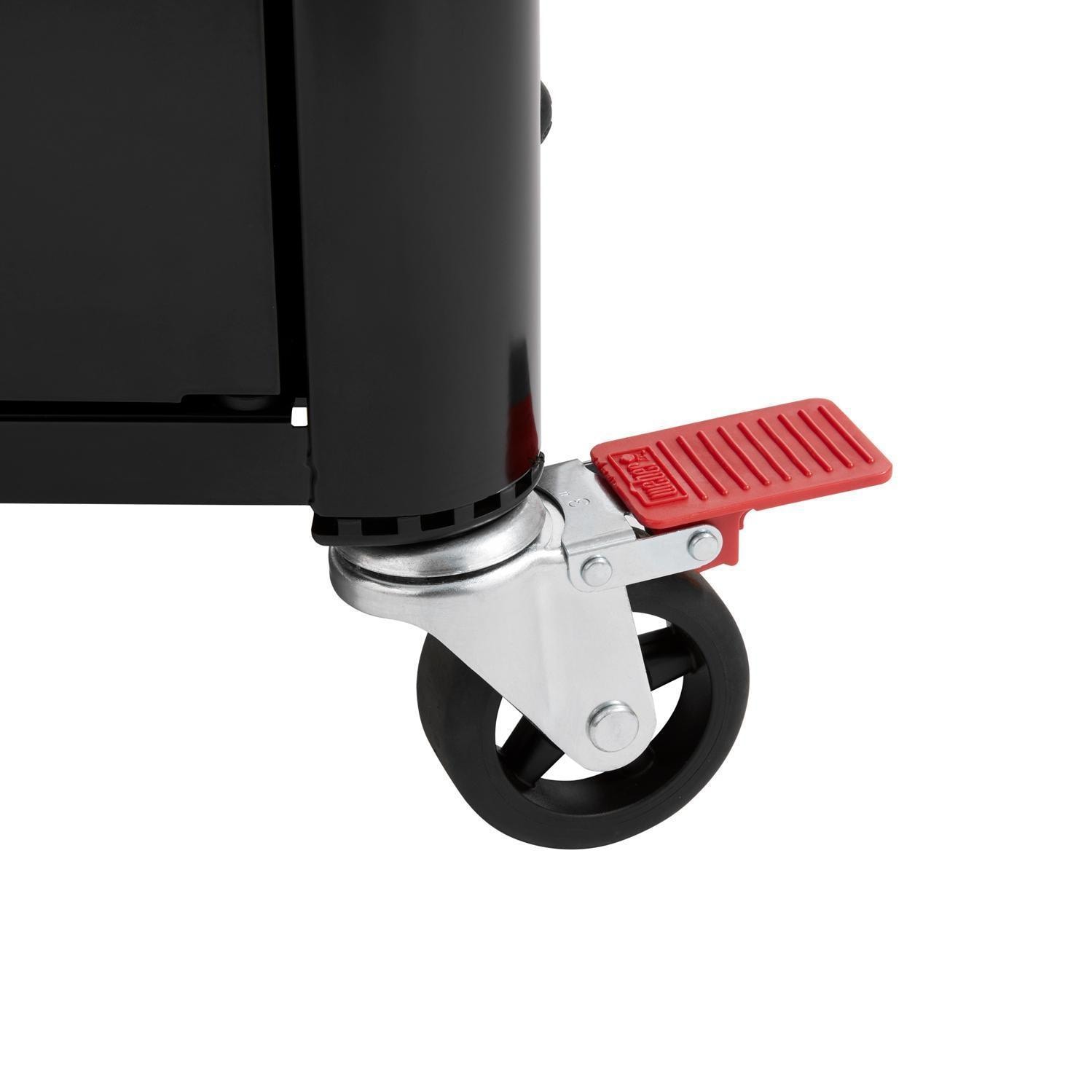 Weber GENESIS 35400001 S-335 Propane Gas Grill with Sear Burner & Side Burner - Stainless Steel - Locking Caster - Detail thumbnail