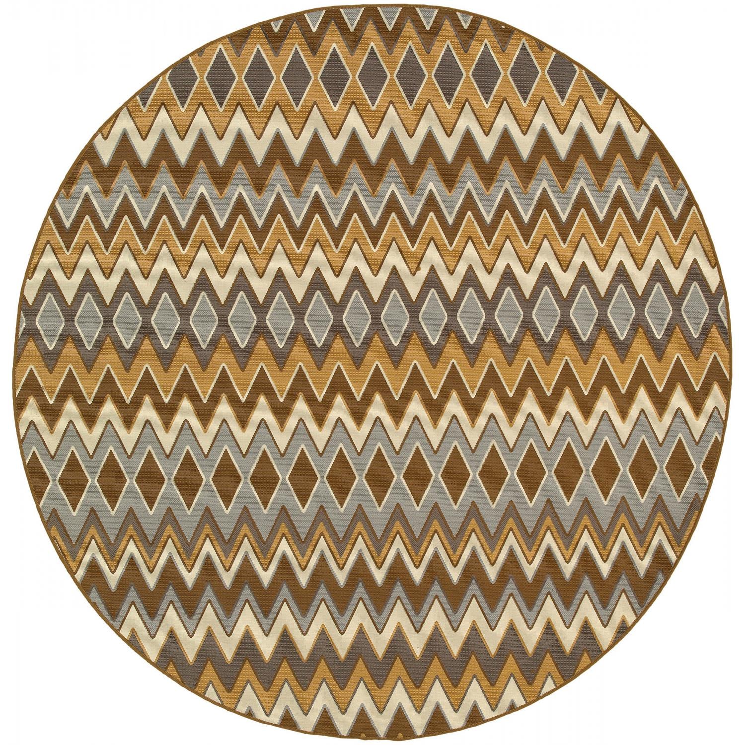 Oriental Weavers Bali 7.83 Ft. Round Indoor/Outdoor Rug - 1732D : BBQGuys