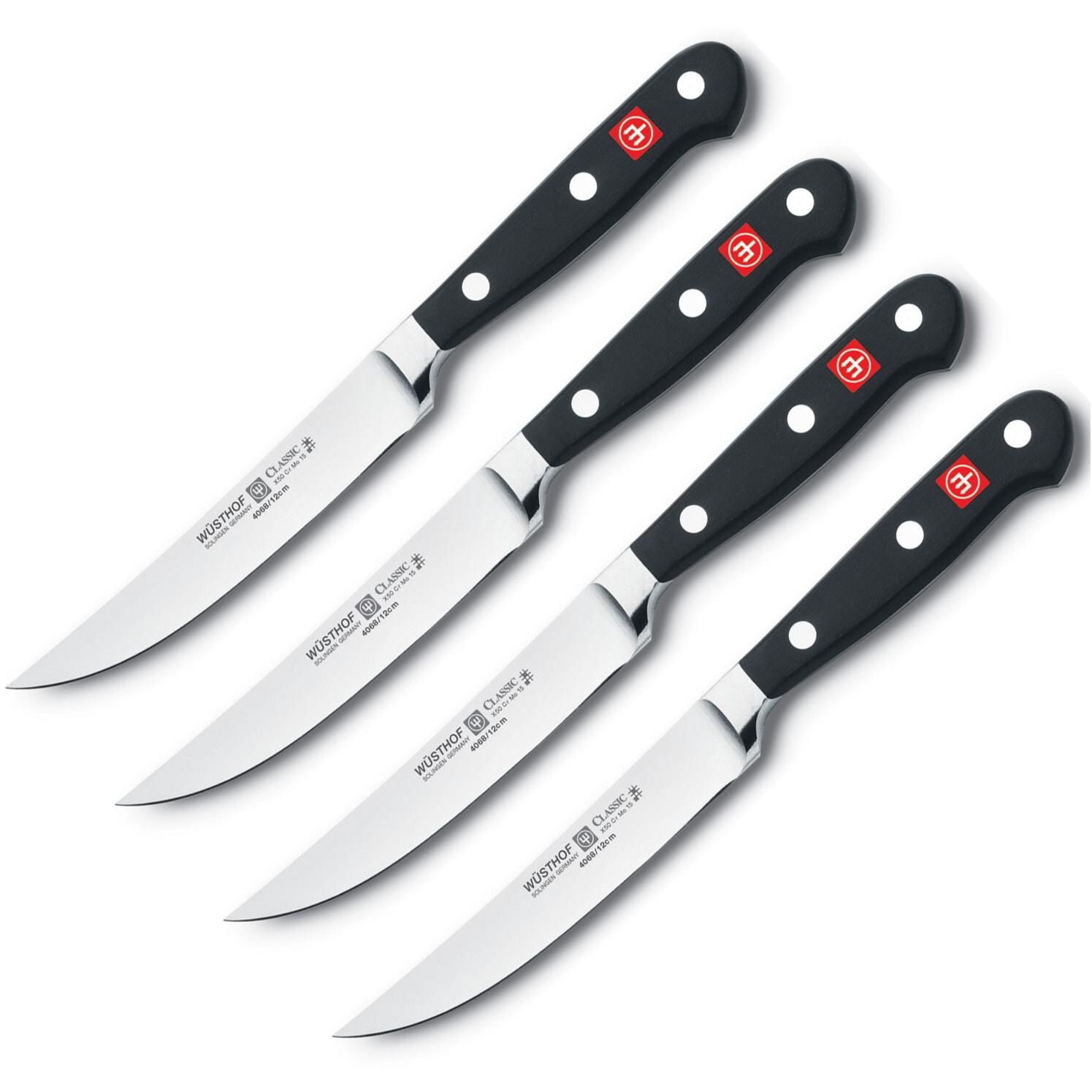 Wusthof Classic 3Piece Chefs Knife Set 9608 BBQGuys
