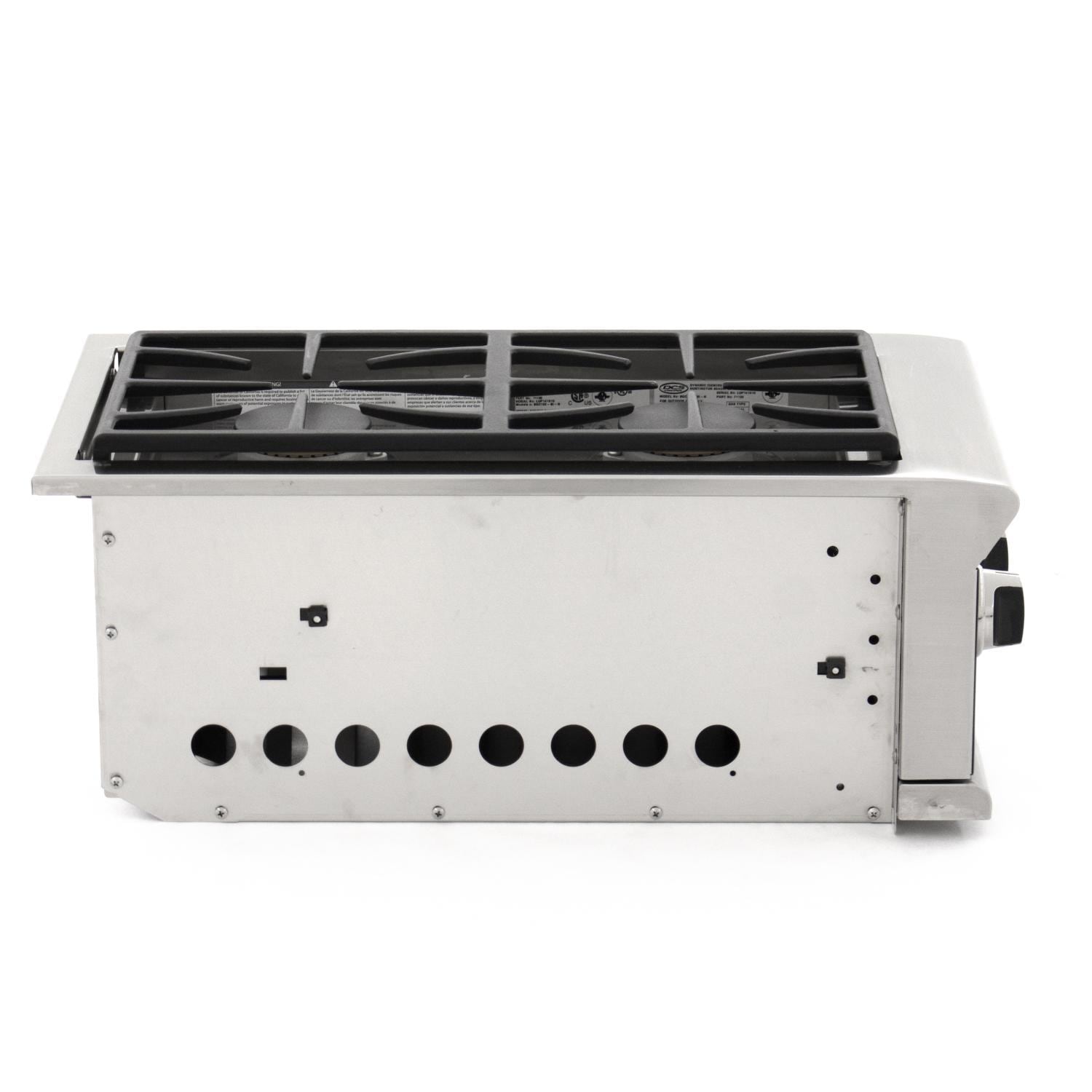 DCS BGC132-BI-N Built-In Double Side Burner - Side View thumbnail