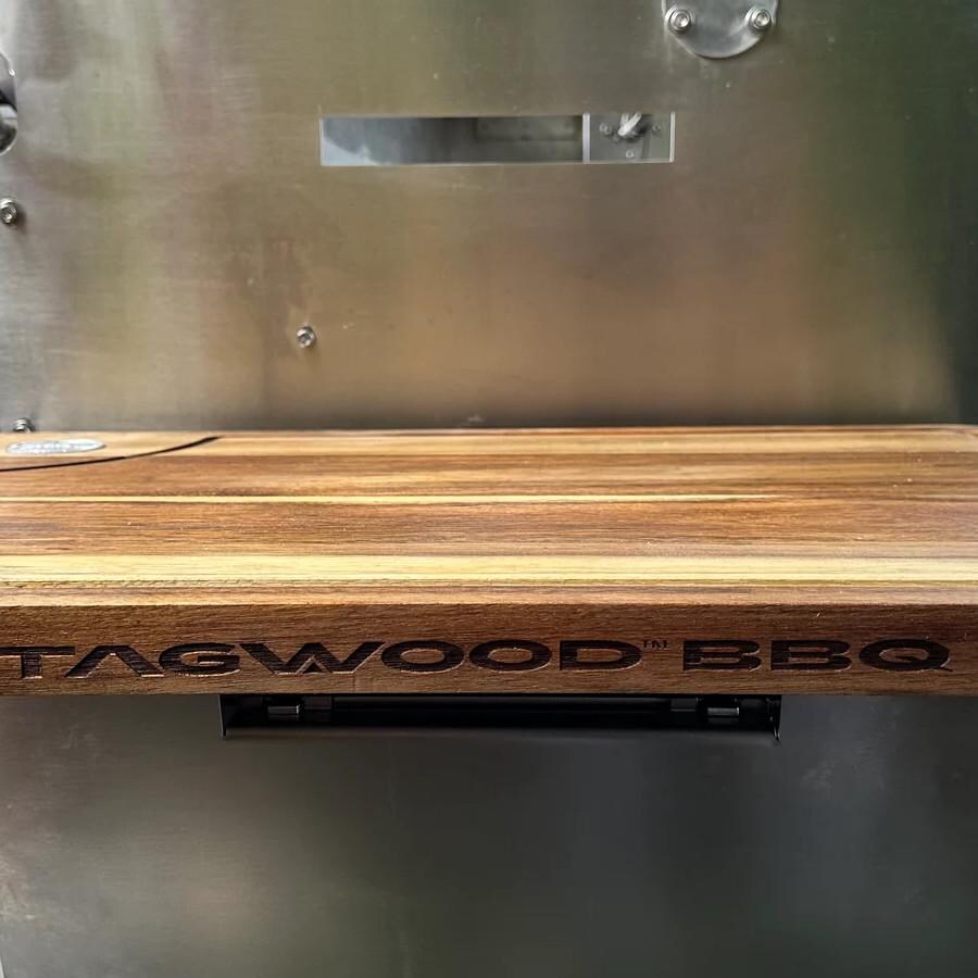 Tagwood BBQ 24 X 16 Inch Edge-Grain Cutting & Carving Board - Side View thumbnail
