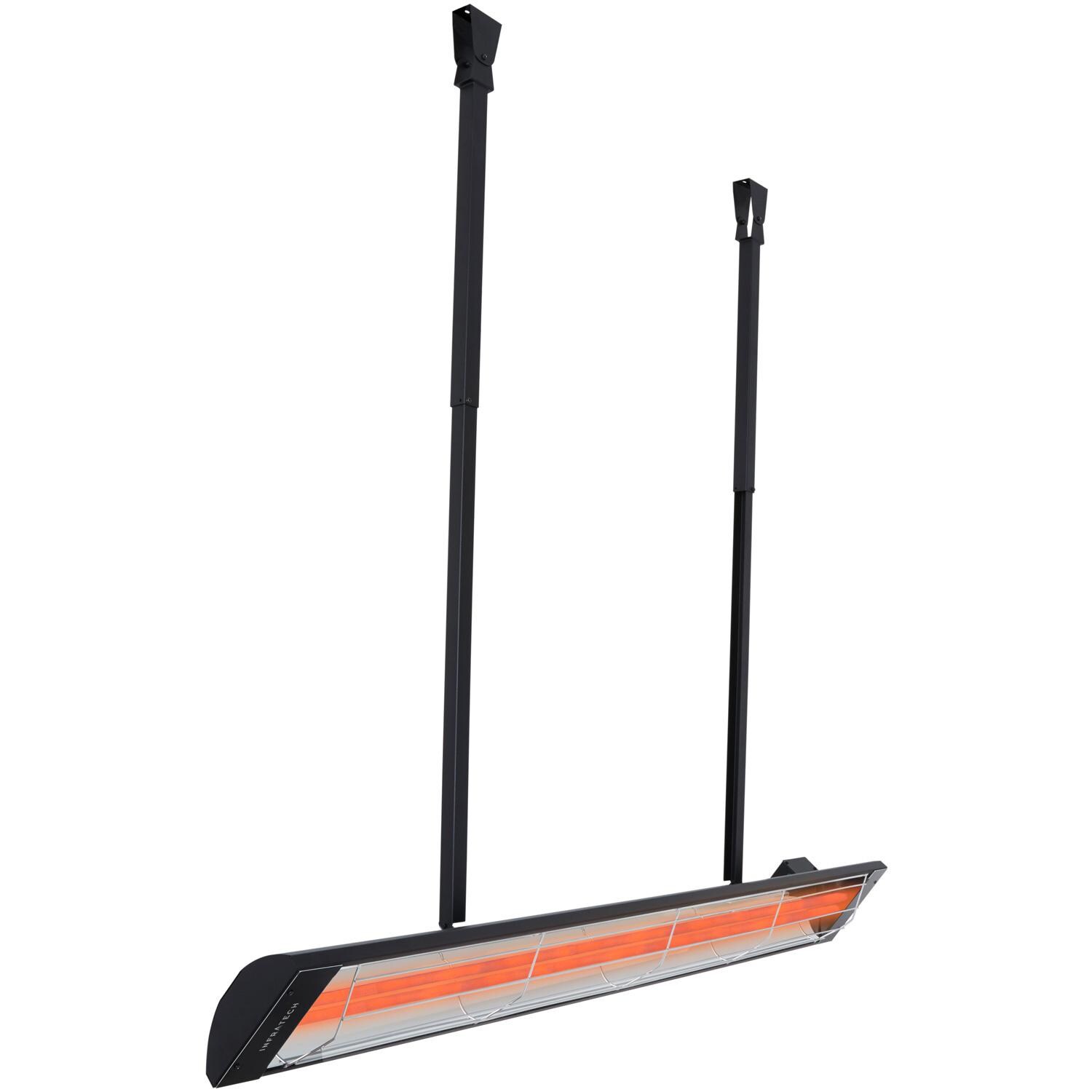 Infratech Drop Pole Mount Assembly (Assembly Only - Heater Not Included) - Black - 13 1246BL