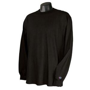 Champion Long-Sleeve Tagless T-Shirt - Black