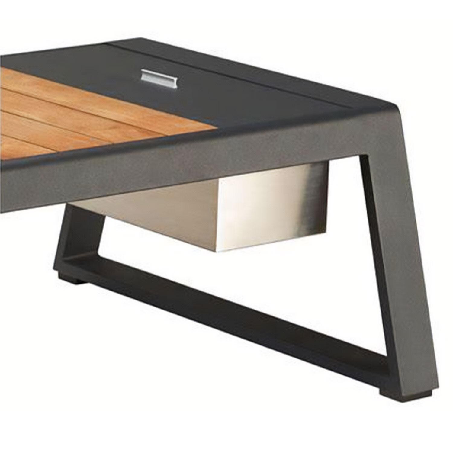 HIGOLD 204084/016 MANHATTAN - NY Outdoor Ice Bucket Coffee Table - Ice Bucket Close Up View thumbnail