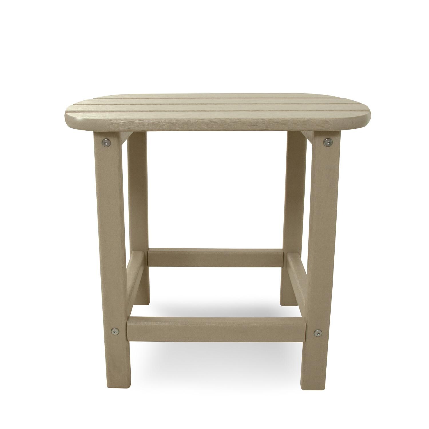 POLYWOOD SBT18SA South Beach 19 X 15-Inch Side Table - Front View thumbnail