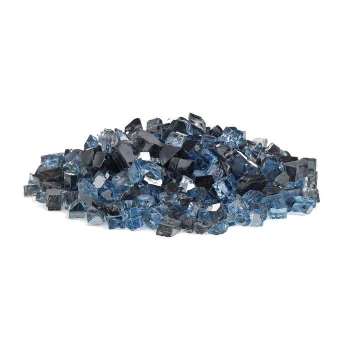 BBQGuys Signature AFF-MBRF12-10-J 1/2-in Maui Breeze Reflective Fire Glass - Glass Pile - White Background thumbnail