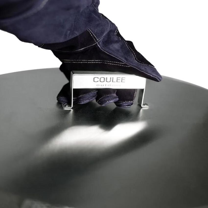 Coulee SSL-0021 Colorado XL Stainless Lid - Lid Handle Detail thumbnail