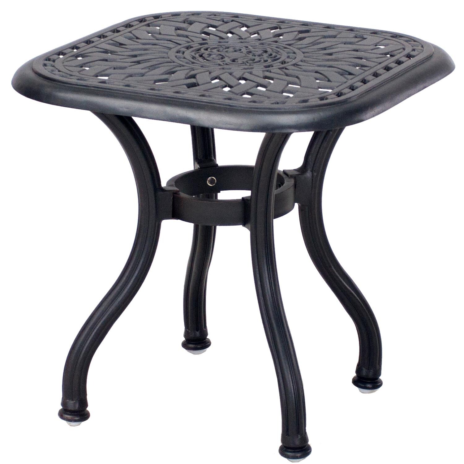 Darlee 201610-3PC-3360A Mountain View Cast Aluminum End Table thumbnail