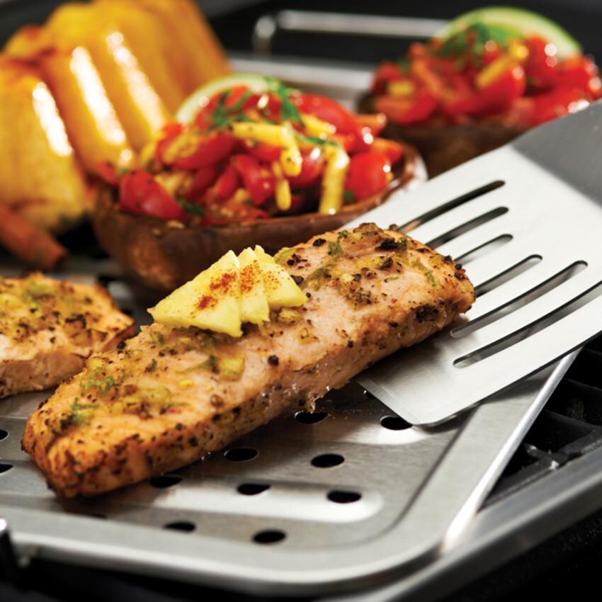 Broil King Stainless Steel Grill Topper - 97125 - Cooking - Lifestyle thumbnail
